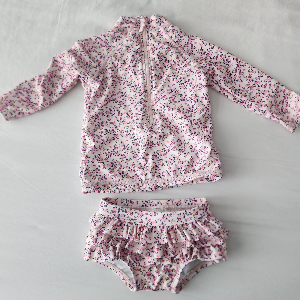 Cotton On Floral Rashguard Two-Piece